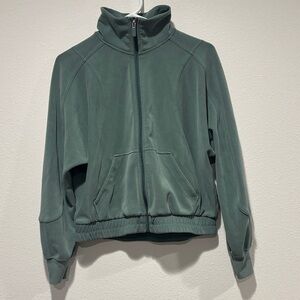 lululemon athletica sage green athleisure jacket